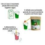 Proteína vegana orgánica con frutos rojos y vitaminas - 600g - LiveMore - Imagen 5