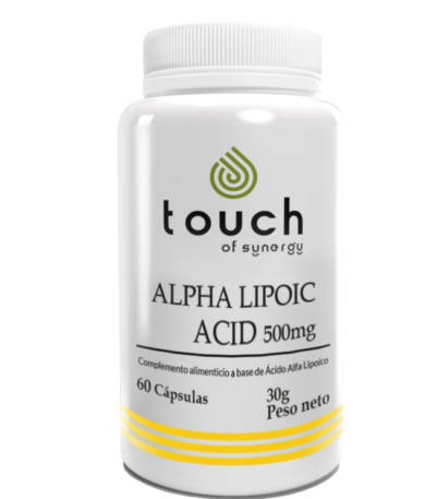 Ácido Alpha Lipoico 500mg 60 cápsulas vegetales (genera energía)