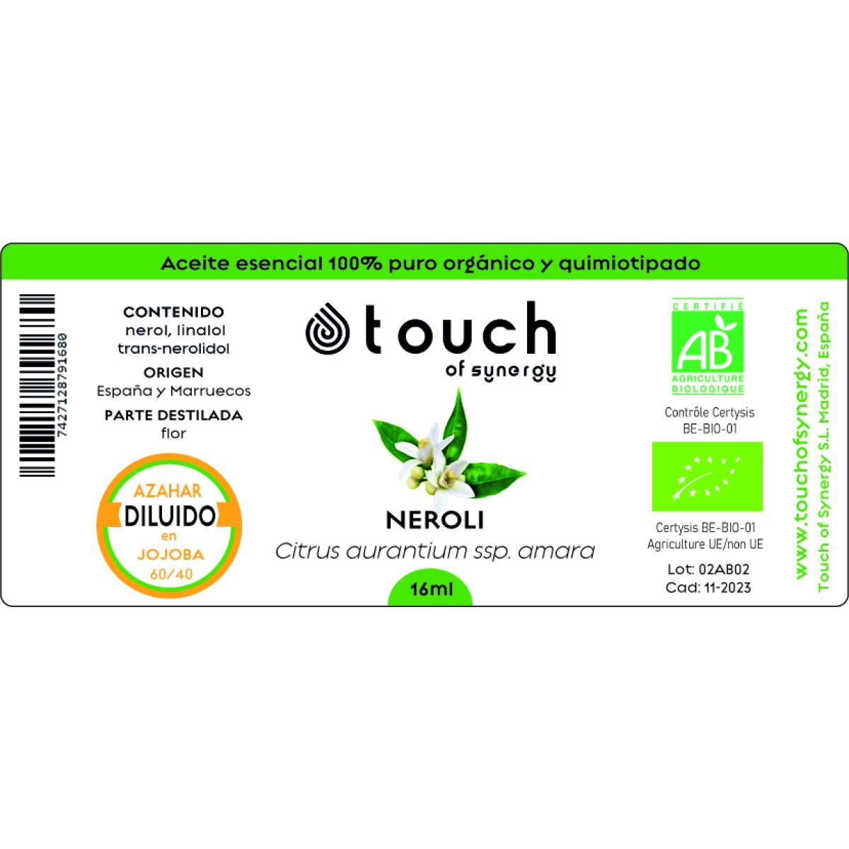 Aceite esencial Azahar Blend - 16 ml - Imagen 2