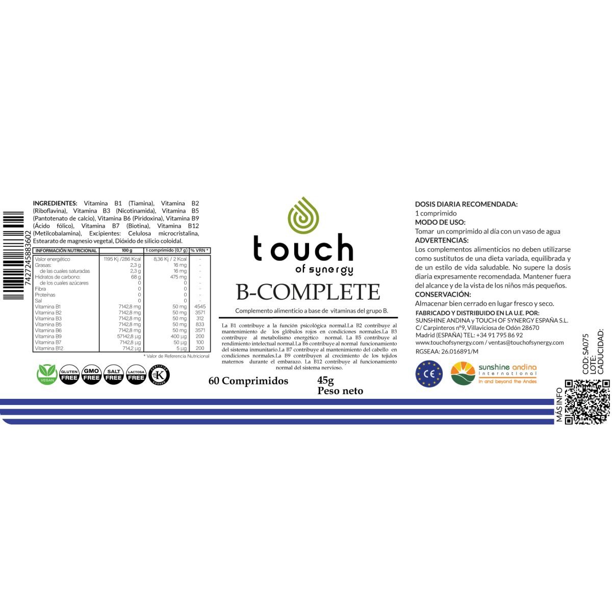 B-Complete – 60 comprimidos