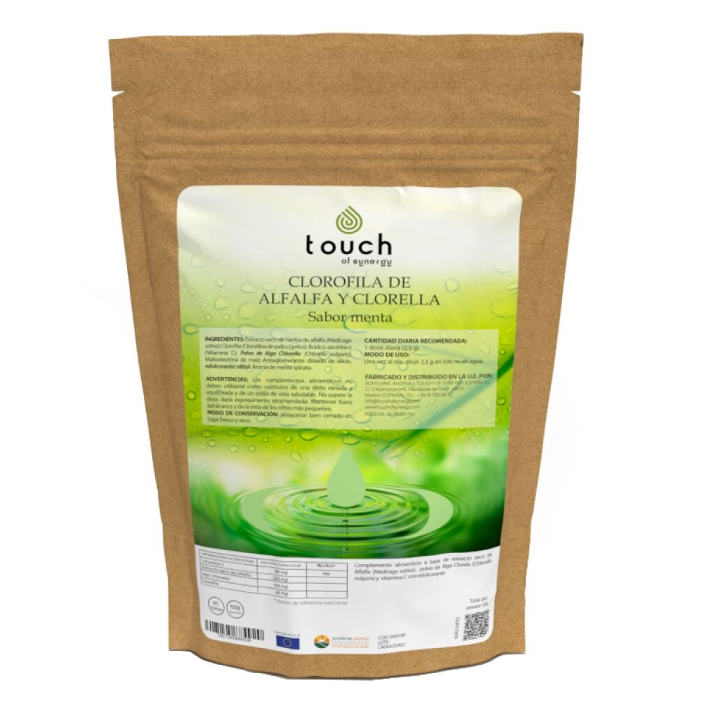 Clorofila de Alfalfa y Clorella – Bolsa 150 gramos