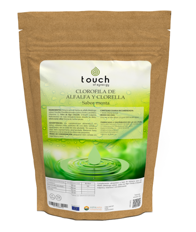 Clorofila Clorofila de Alfalfa y Clorella – Bolsa 150 gramos