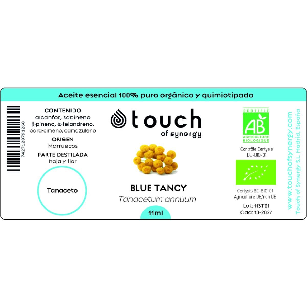 Aceite esencial Tanaceto Azul Blend - 16ml - Imagen 2