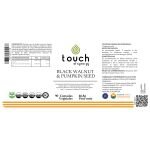 Black Walnut and Pumpkin Seed – 90 cápsulas vegetales (Nogal negro y semilla de calabaza)