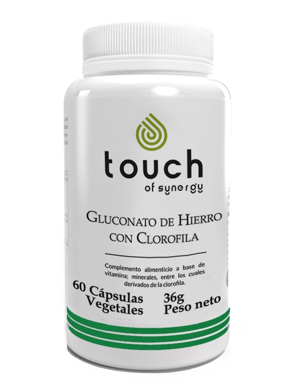 Gluconato de hierro con clorofila