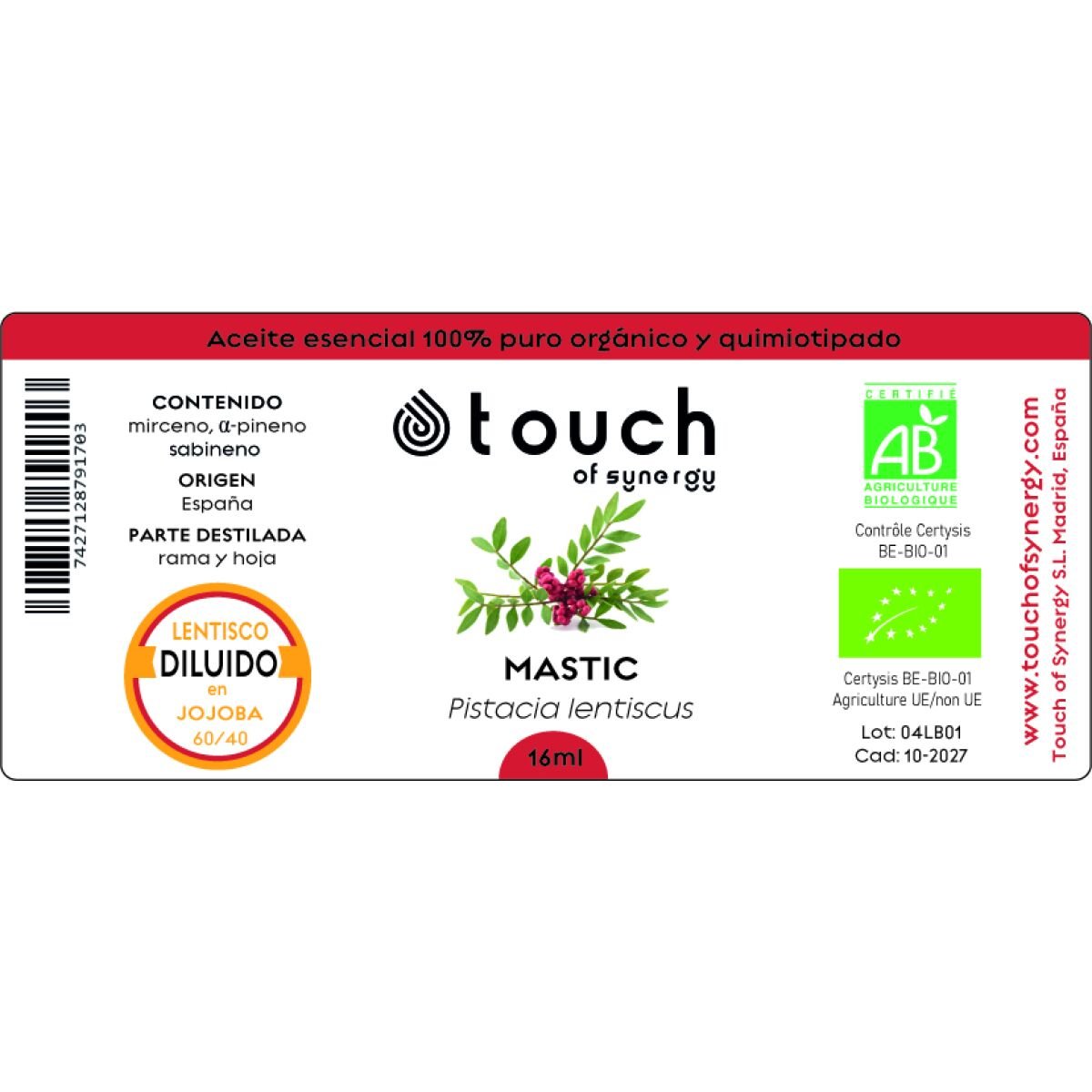 Aceite esencial Lentisco Blend - 16 ml - Imagen 2