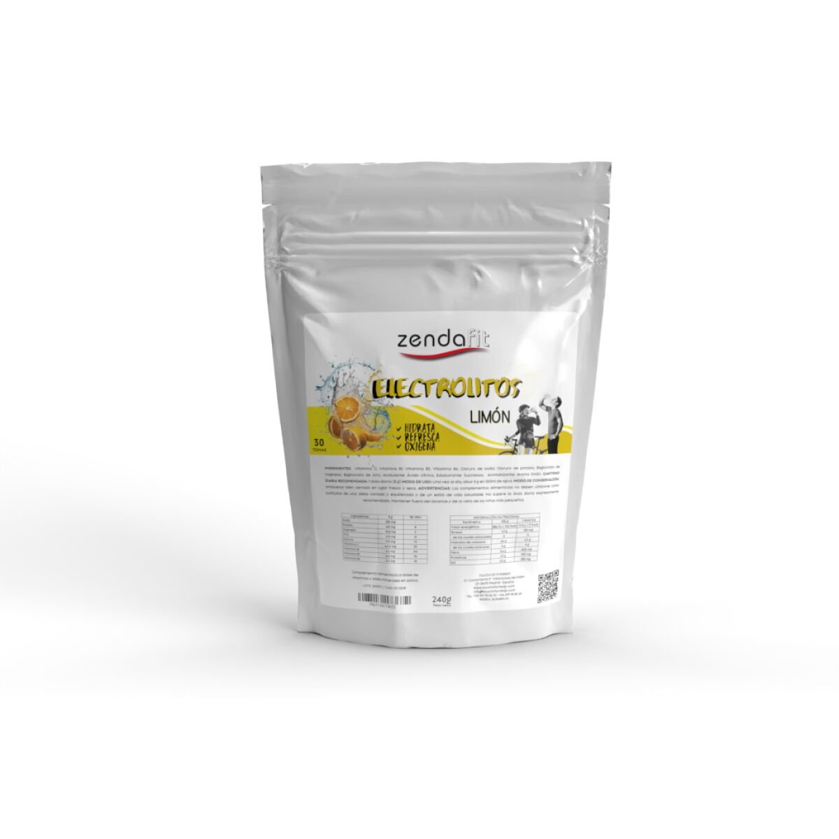 Electrolitos Clorofila, Naranja o limón