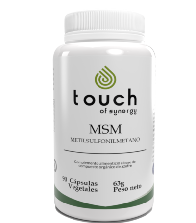 MSM – 90 cápsulas vegetales (Metilsulfonilmetano 2100 mg por dosis, producto para las articulaciones)