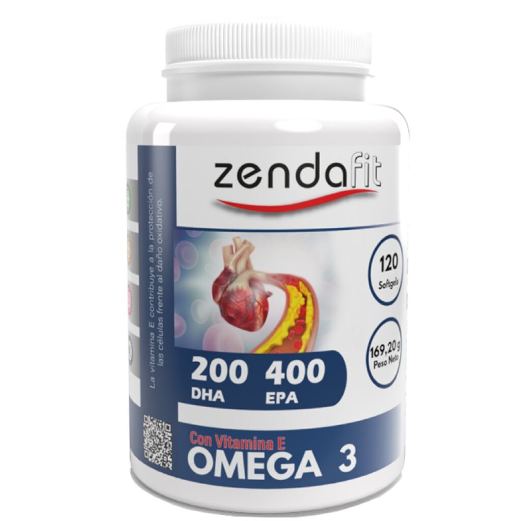 Omega 3 con Vitamina E - 240 softgels (Proveniente de anchoas) 400EPA 200DHA