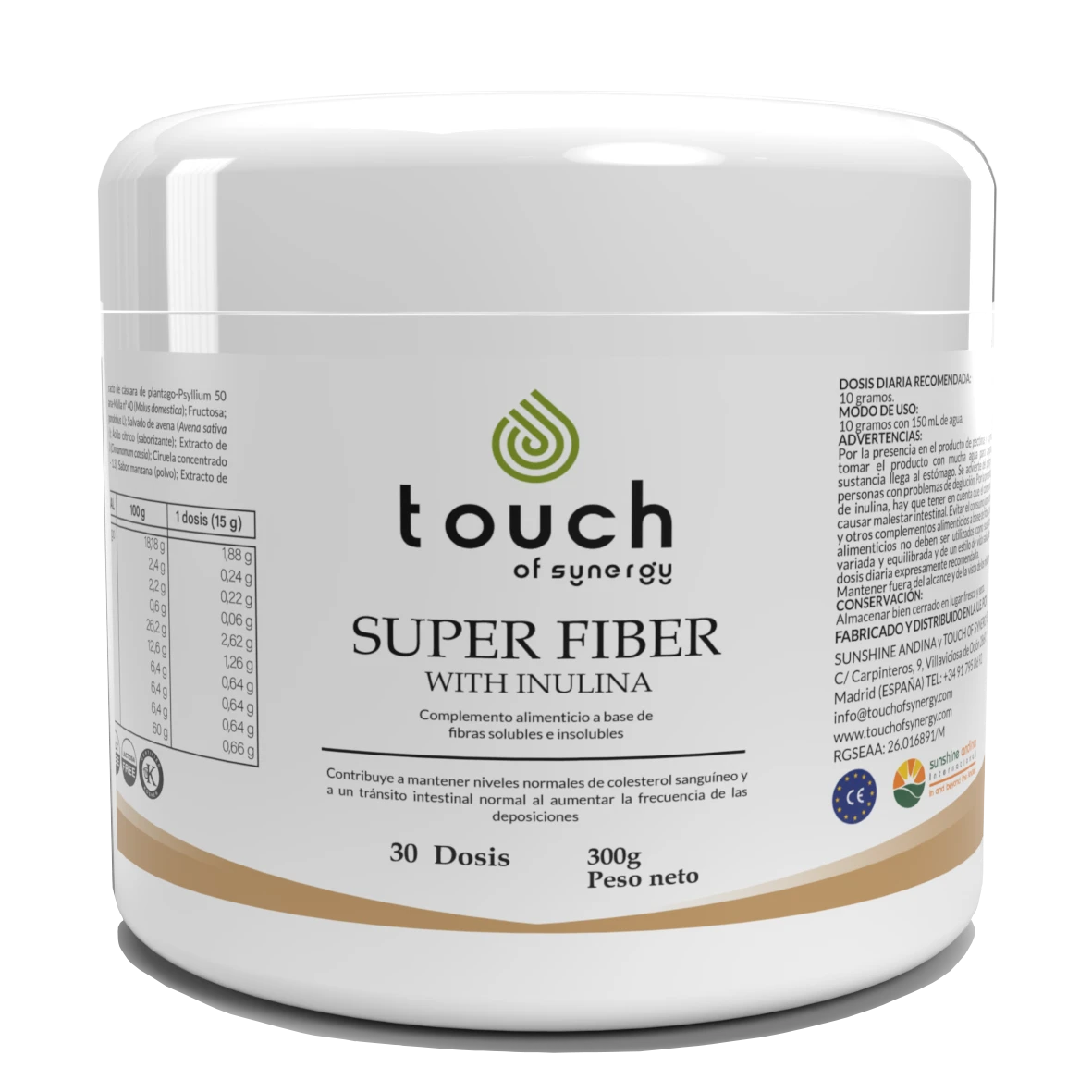 Super Fiber con Inulina – 300 gramos
