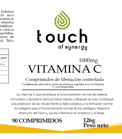 Vitamina C de liberación controlada 1000 mg - 90 comprimidos