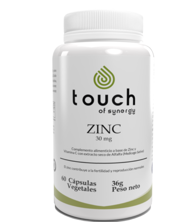 Zinc 30 mg – 60 cápsulas vegetales