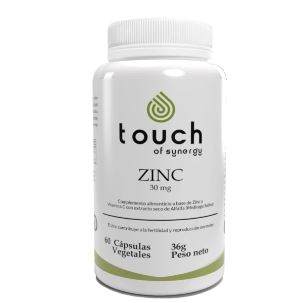 Zinc 30 mg 60 cápsulas vegetales