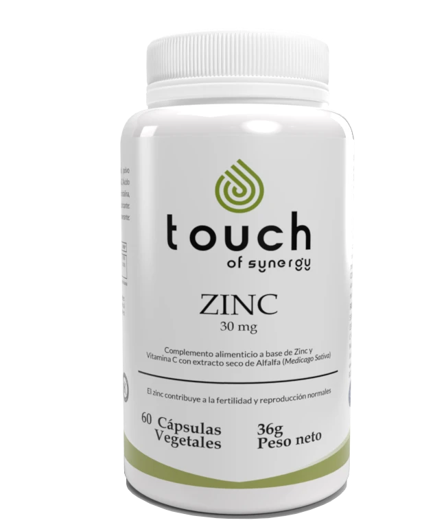 Zinc 30 mg 60 cápsulas vegetales