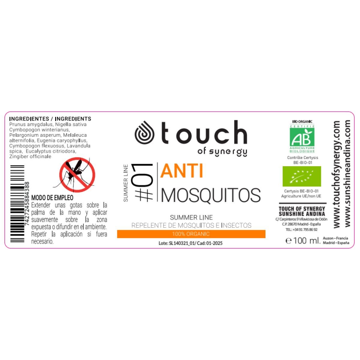 Anti mosquitos - 100ml - Imagen 2
