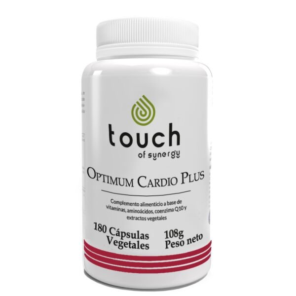 Optimum Cardio Plus 180cáps vegetales (da fuerza, salud y larga vida a tu corazón)