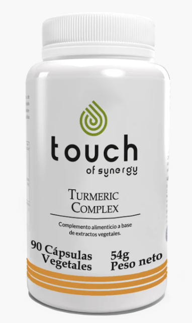Captura Turmeric Complex 90 cáps. ( Curcuma con Pimienta negra. Promueve la salud articular, muscular y digestiva) - Imagen 1