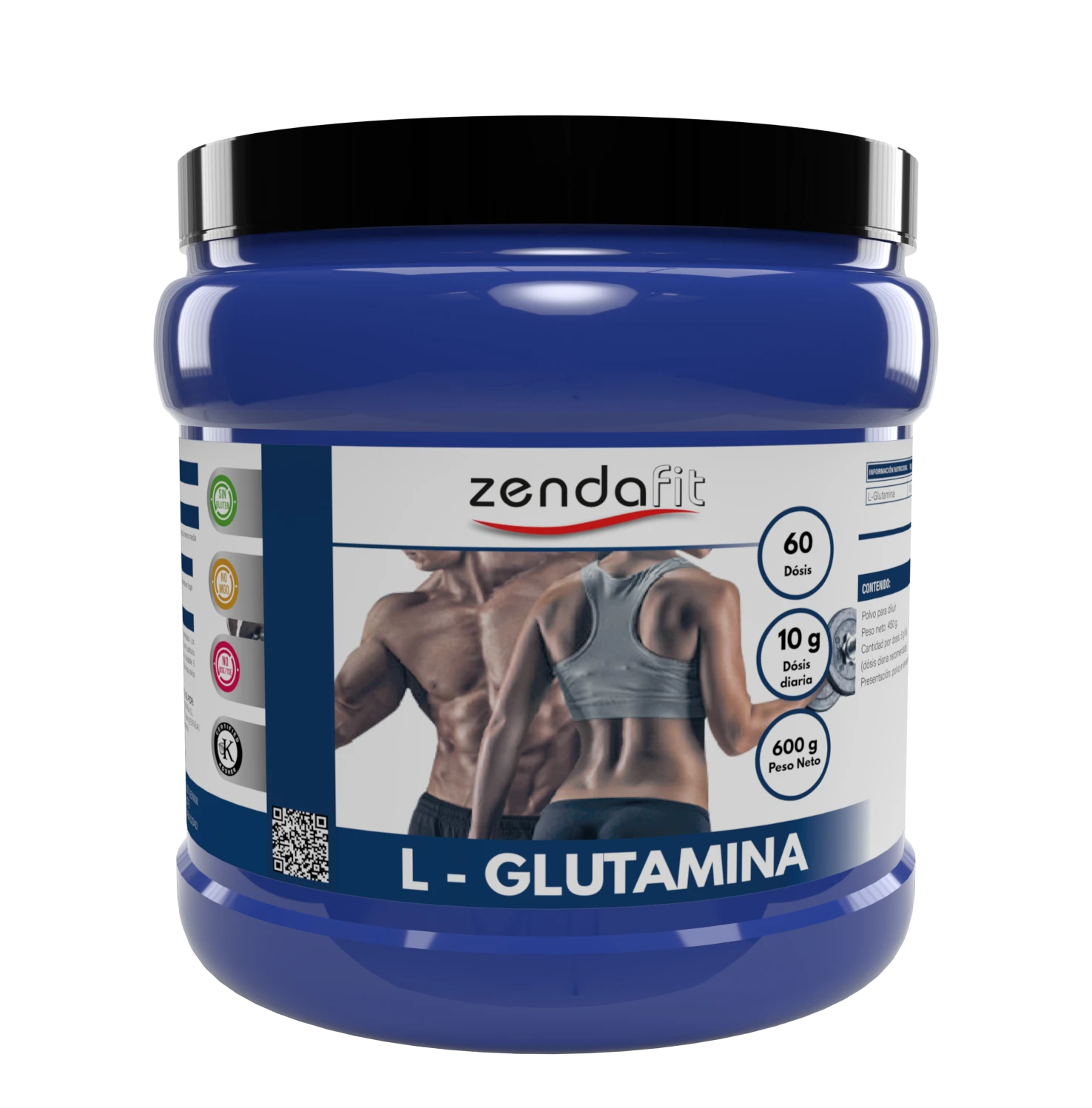 L-Glutamina 600 gramos