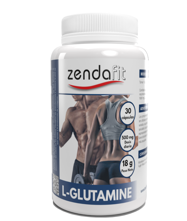 L-Glutamine L-Glutamina - 30 cápsulas - Imagen 1