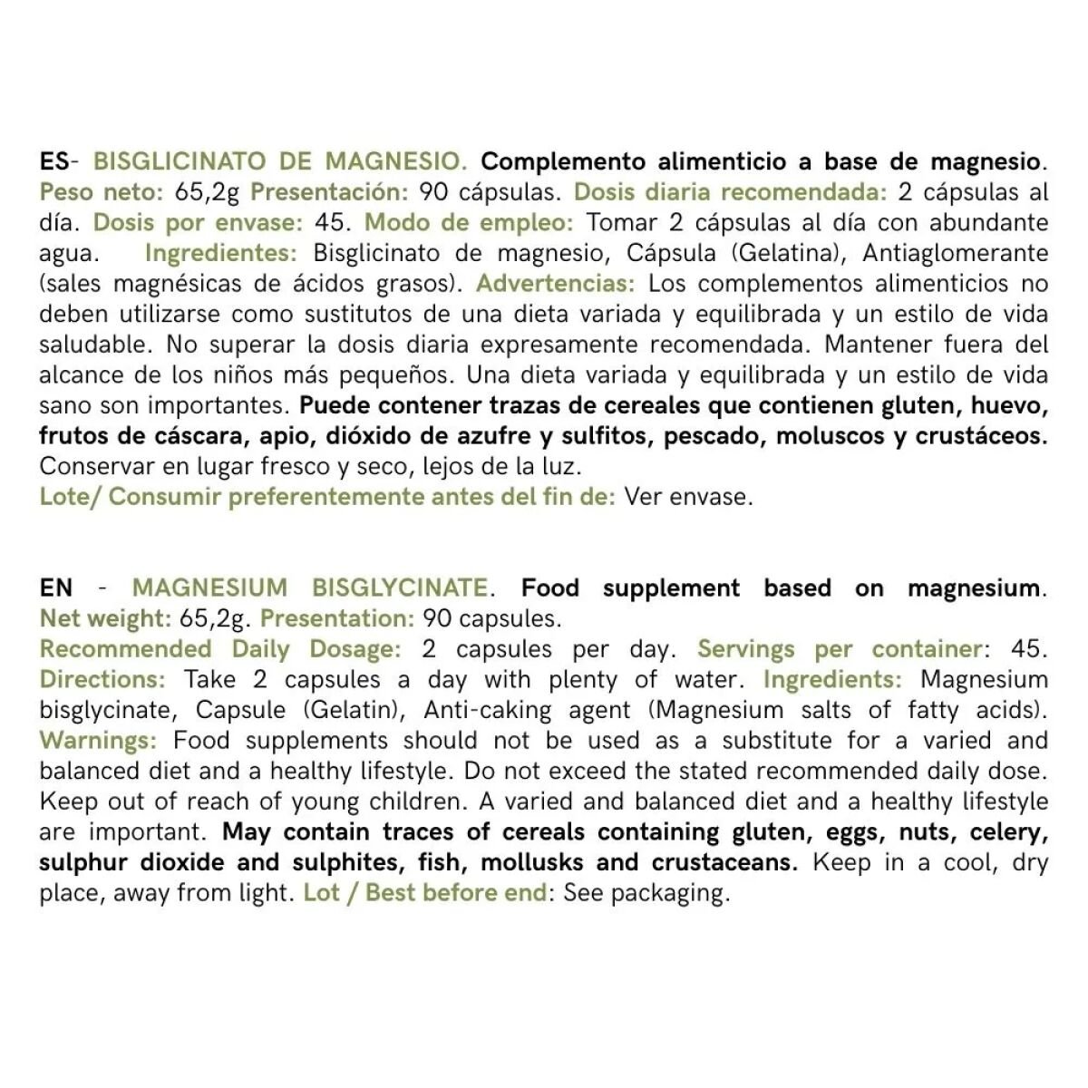 MAGNESIO BISGLICINATO - Imagen 3