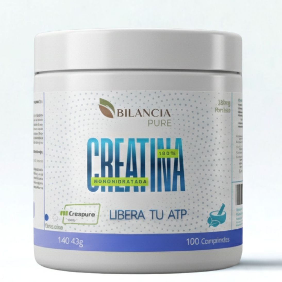 creatina CREATINA MONOHIDRATADA 100% (Creapure®) 400GR - Imagen 1