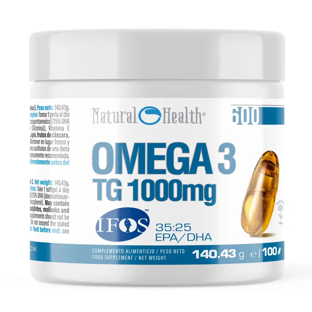 02ebaf8efcf03d63abc86c88b0615204bfcb4469bba0893f5a45da23fadebe89 OMEGA 3 35/25 IFOS 100 SOFTGELS 1GR/CAPs - Imagen 1