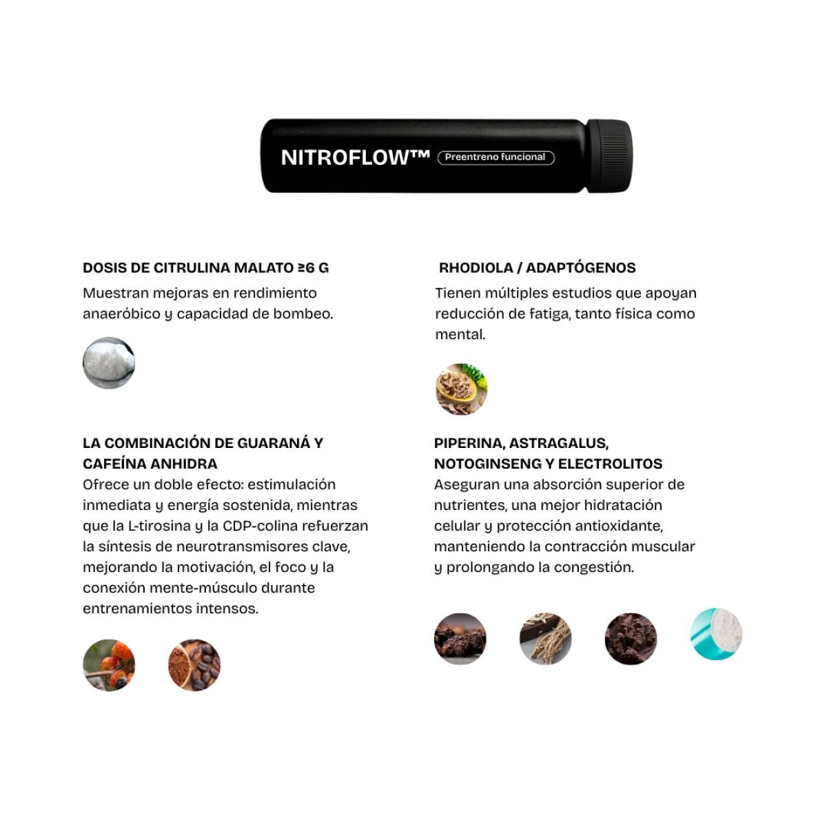 Nitroflow (preentreno neuronal) - Imagen 3