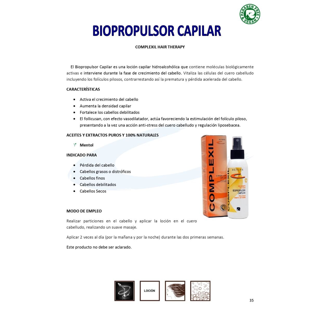 Complexil-Biopropulsor capilar provitaminico B5 - Imagen 2