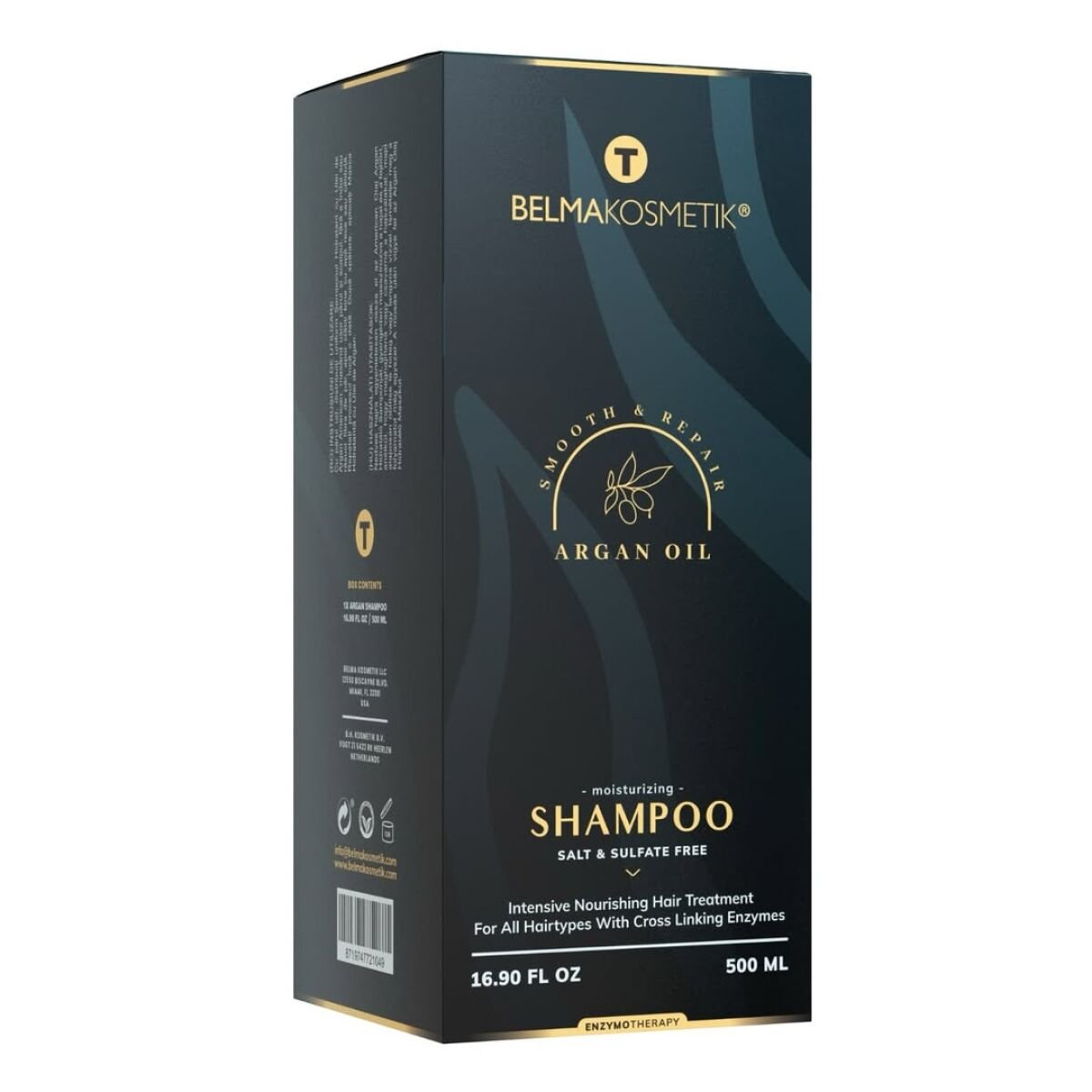 Belma kosmetik-Argán kit de argán 500 cuidado en casa-todo tipo de cabellos y post alisado - Imagen 3