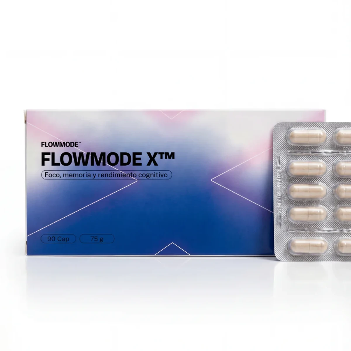 FLOWMODE X foco, memoria y rendimiento cognitivo