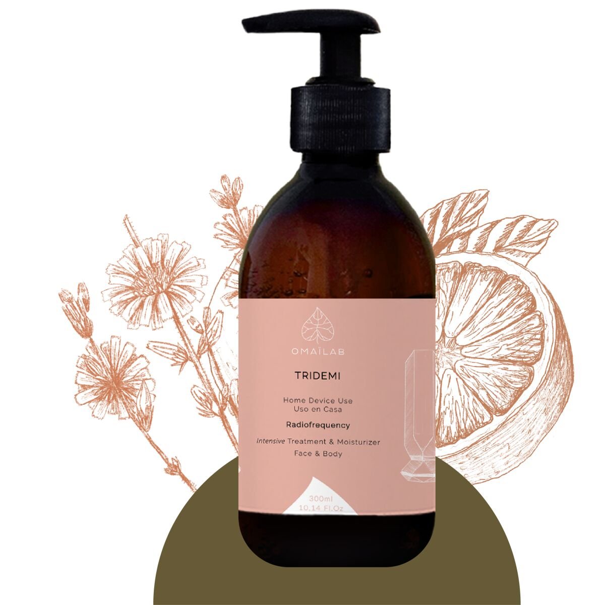 300 ml OMAILAB Tridemi Gel Conductor para Radiofrecuencia, Compatible con Tripollar, Foreo FAQ 102 103, Anlan, Current Body, Tratamiento Intensivo Facial y Corporal - Imagen 3