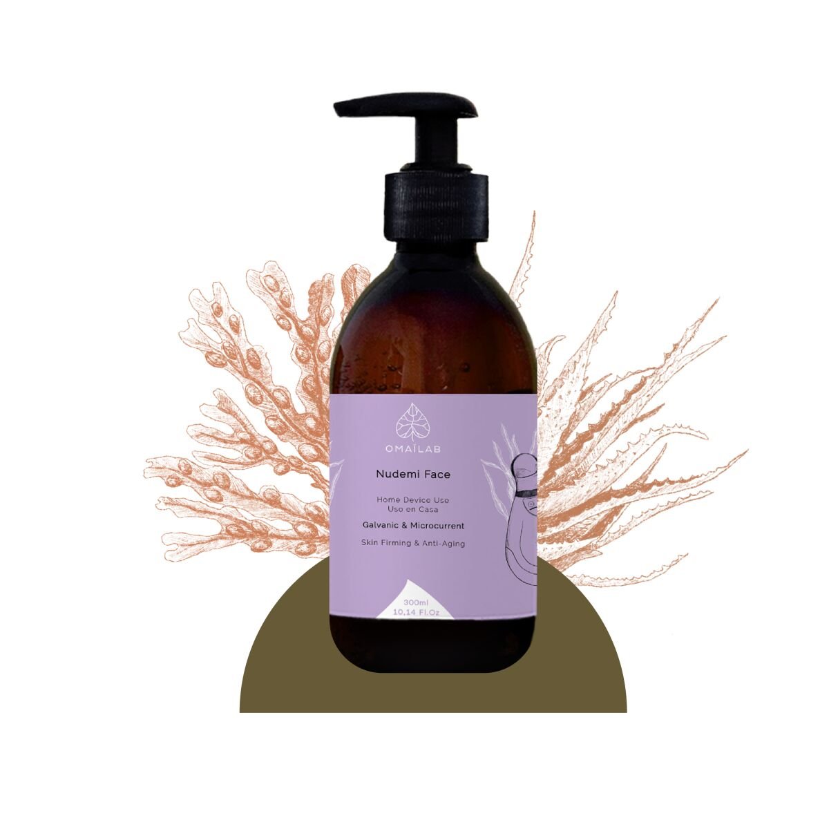 300 ml Gel NuFace NuSkin Foreo Compatible Ecológico Facial Corrientes Galvánica EMS - Imagen 3