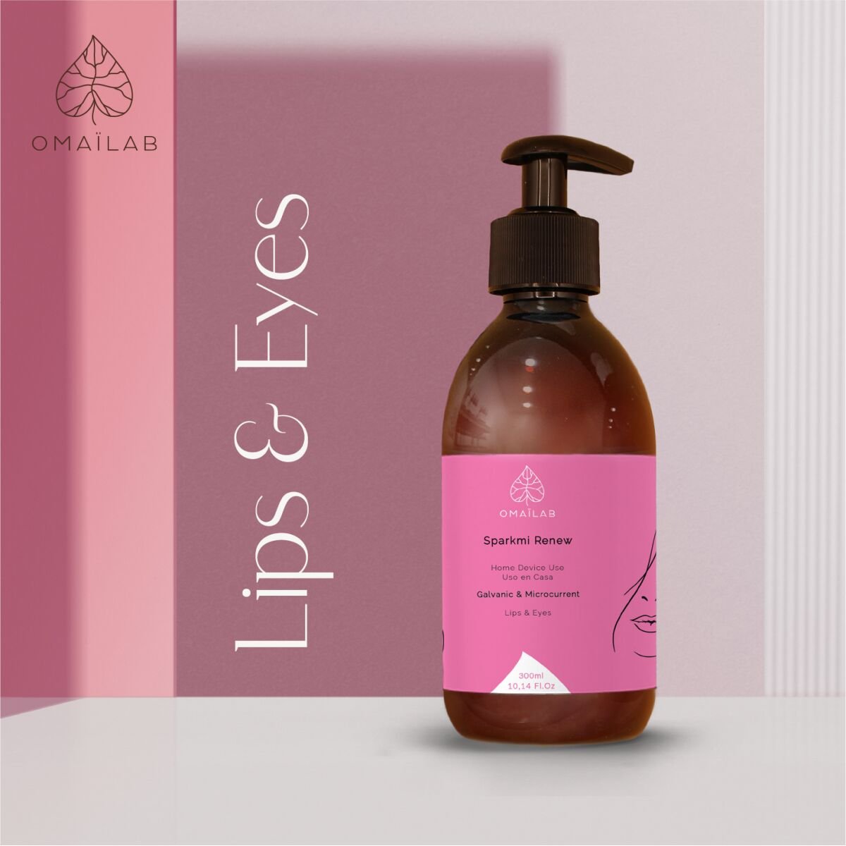 Gel Labios y Ojos NuFace NuSkin Foreo Compatible Ecológico