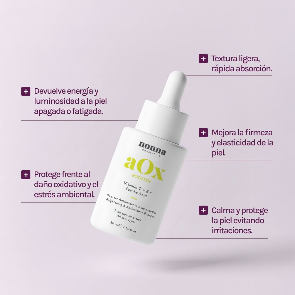 A.O.X Booster Antioxidante con vitamina C - Imagen 2