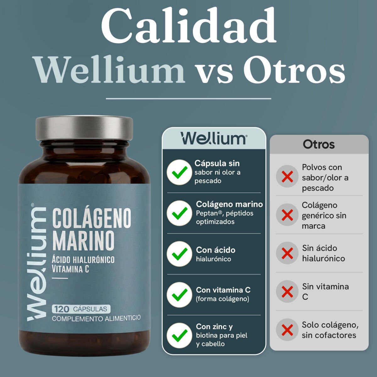 Wellium Colágeno Marino - Imagen 4