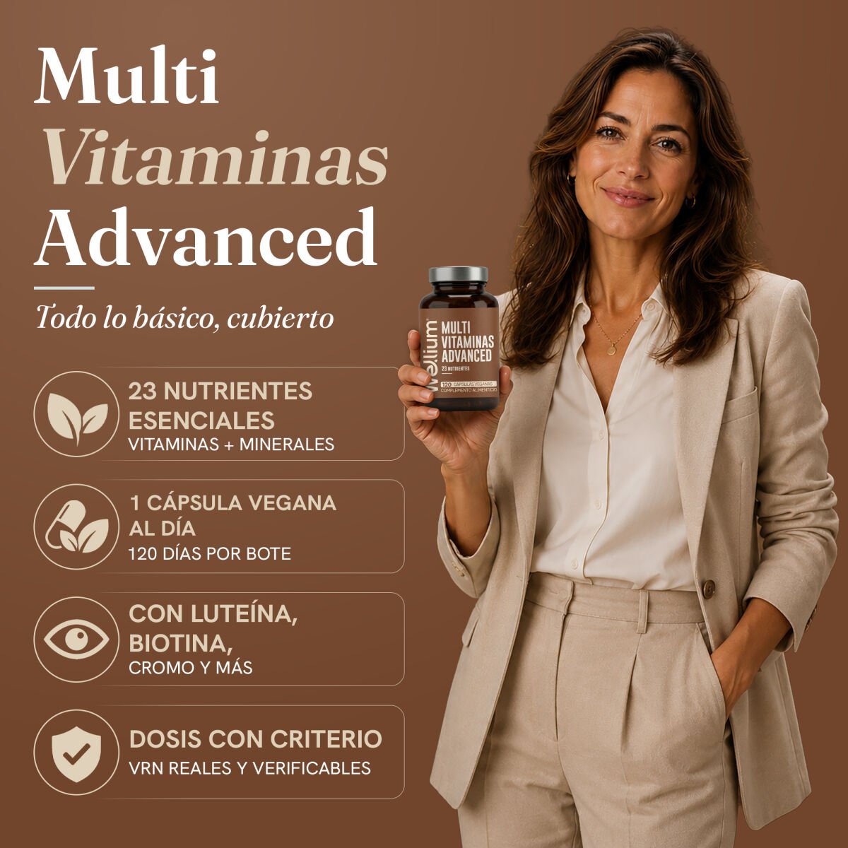 Wellium Multivitaminas Advanced - Imagen 2