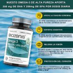 Omega 3 Cardio Premium – 350 mg EPA + 250 mg DHA + Vitamina E – 30 cápsulas - Imagen 3
