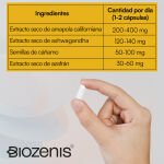 Serenivida – Amapola Californiana, Ashwagandha, Cáñamo y Azafrán – 30 cápsulas - Imagen 3
