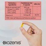 Omega 3 – 200 mg EPA + 100 mg DHA + Vitamina E – 30 cápsulas - Imagen 5
