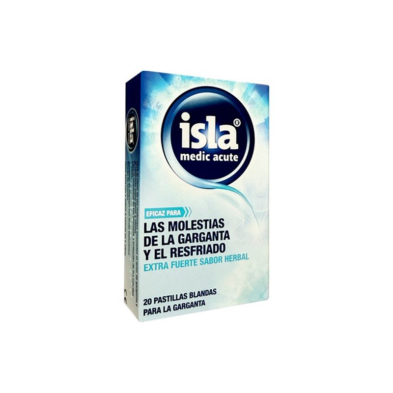 isla-medic-acute-20-pastillas-blandas-sabor-herbal.jpg Isla Medic Acute Herbal 20 pastillas - Imagen 1