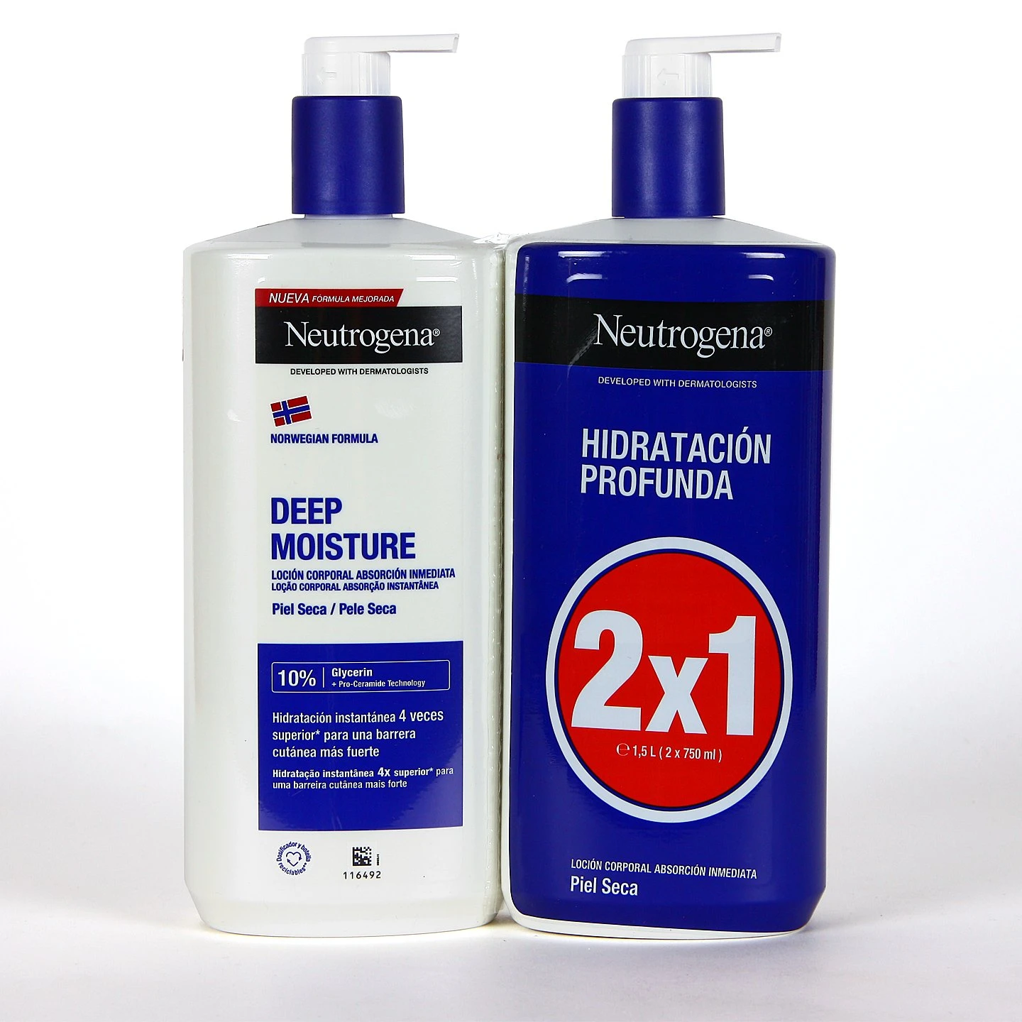 Neutrogena Hydratante Profunda 750 ml 2x1