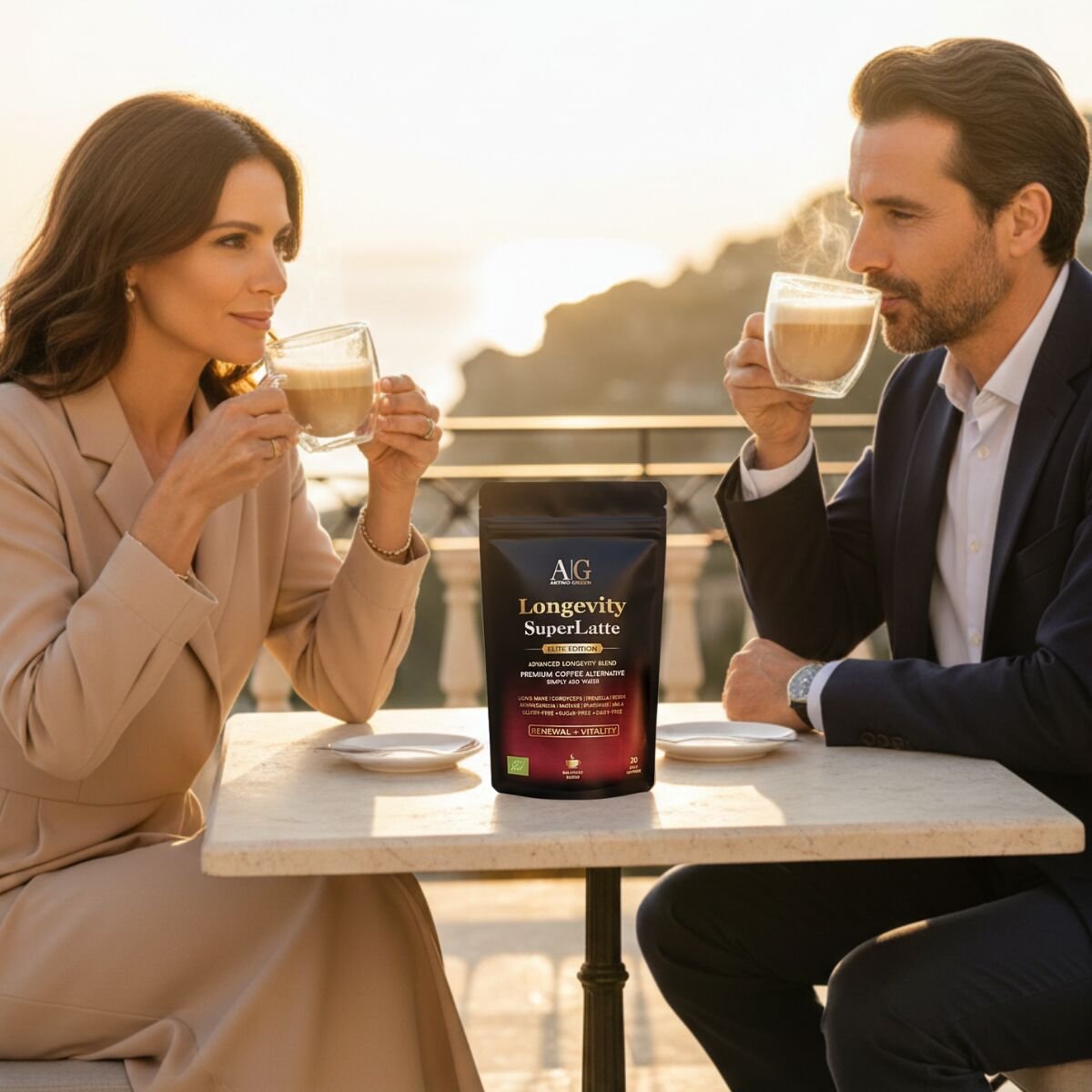 Longevity SuperLatte – Alternativa ecológica al café para el rendimiento diario y la vitalidad a largo plazo - Imagen 5
