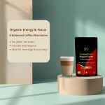 FocusFuel SuperLatte – Alternativa ecológica al café para la energía y la concentración – 125 g - Imagen 2