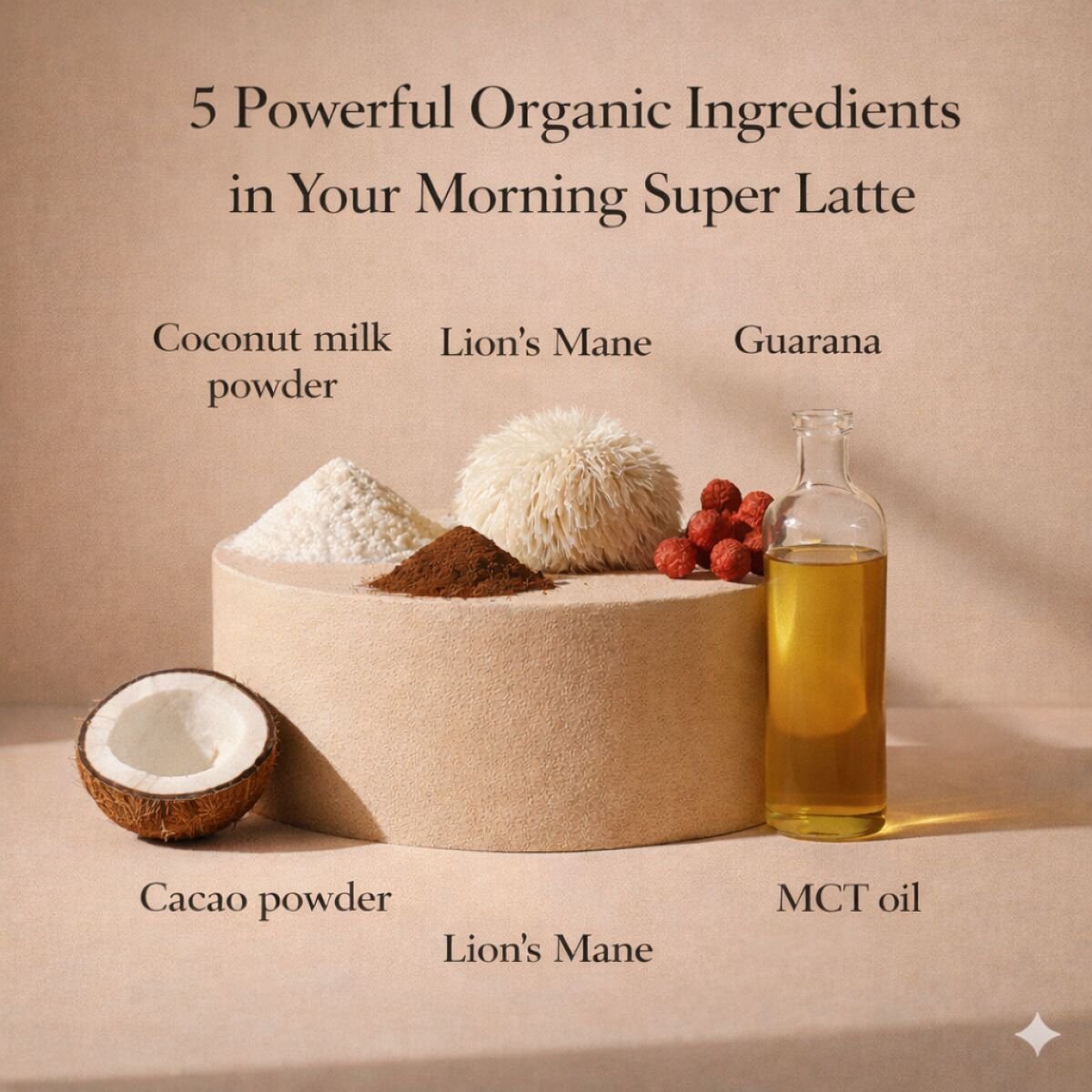 FocusFuel SuperLatte – Alternativa ecológica al café para la energía y la concentración – 125 g - Imagen 3